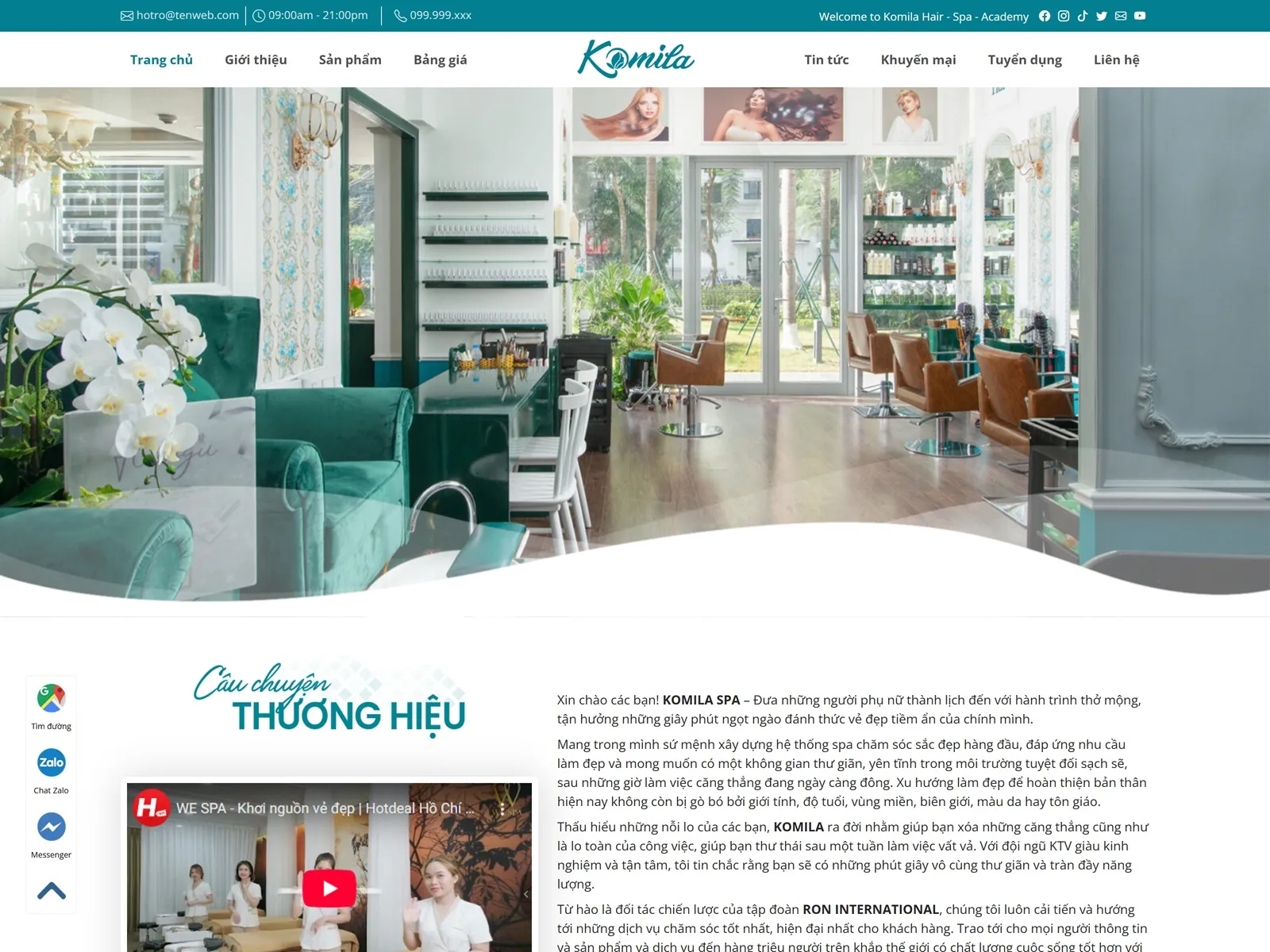 Thiết kế website thủ công